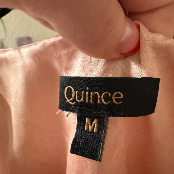 Quince Blush Satin Top - Picture 4 of 4